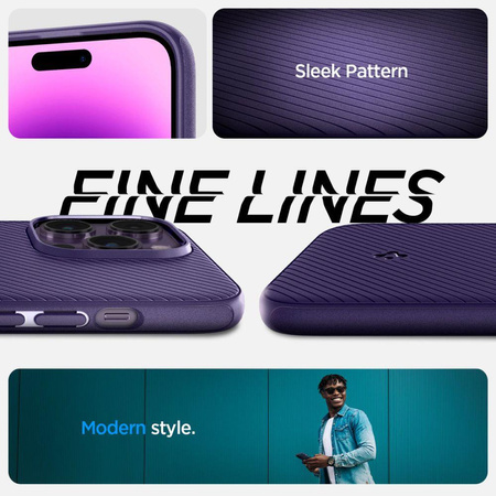 Spigen Mag Armor - Case for iPhone 14 Pro (purple)
