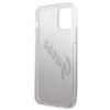 Guess Glitter Gradient Script - Case for iPhone 12 mini (Pink)