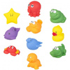 Eddy Toys - Jeu de jouets pour le bain 10 pièces