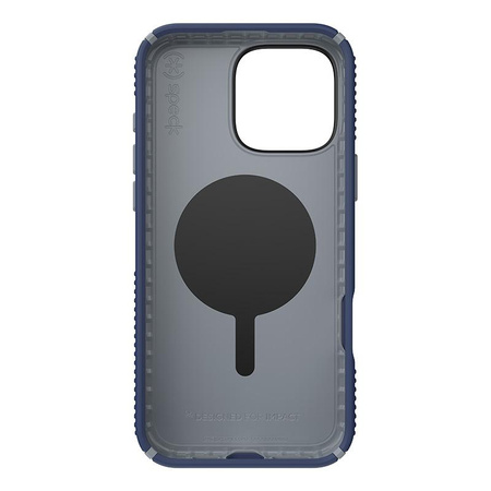 Speck Presidio2 Grip ClickLock & MagSafe - iPhone 16 Pro Max Case (Coastal Blue / Dust Gray / White)