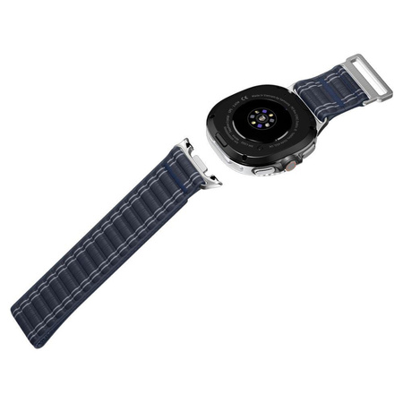 Spigen WBF0 Armband - Armband für Samsung Galaxy Watch 8 / 8 Classic 40 / 44 / 46 mm (Marineblau)