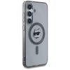 Karl Lagerfeld Button Choupette Head nyomtatott logó MagSafe - Samsung Galaxy S25 tok (fekete)