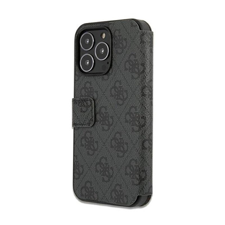 Guess Booktype 4G Big Metal Logo - iPhone 13 Pro Max Case (grey)