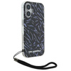 Karl Lagerfeld Zebra With Cord - Hülle für iPhone 16 (violett)
