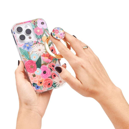 Case-Mate Magnetischer Mini-Griff - MagSafe Fingerhalter mit Standfunktion (Garden Party Blush)