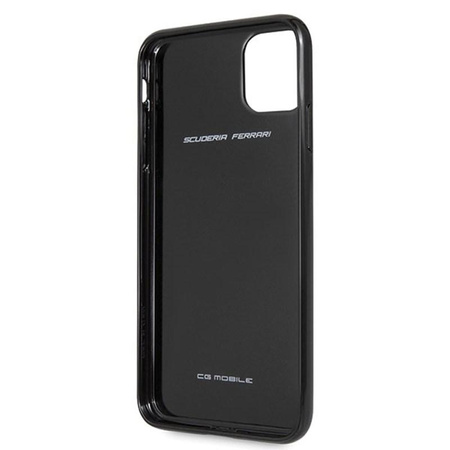 Ferrari Real Carbon Heritage - Coque pour iPhone 11 Pro Max (noir)