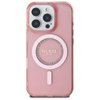 Guess IML Rhinestones MagSafe - Hülle iPhone 16 Pro Max (Rosa)