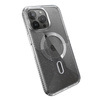 Speck Presidio Lux Grip ClickLock & Magsafe - Etui iPhone 15 Pro Max (Clear / Chrome Finish / Serene Silver)