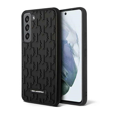 Karl Lagerfeld Monogram 3D Pattern - Etui Samsung Galaxy S23+ (czarny)