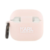 Karl Lagerfeld Silicone Choupette Head 3D - Étui AirPods 4 (rose)