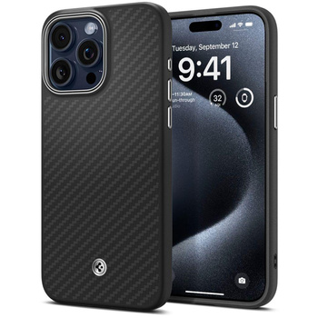 Spigen Enzo Aramid MagSafe - iPhone 15 Pro Case (Black)