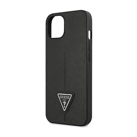 Guess GUHCP14MPSATLK iPhone 14 Plus 6,7" czarny/black hardcase SaffianoTriangle Logo