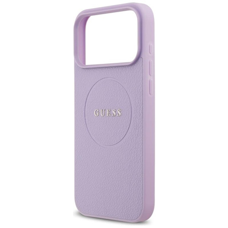 Guess Grained Ring MagSafe - Case iPhone 17 Pro Max (purple)