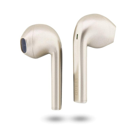 Guess True Wireless Script Logo BT5.3 - sluchátka TWS + nabíjecí pouzdro (zlaté)