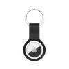 PURO ICON tok - Szilikon kulcstartó az Apple AirTaghez (fekete)