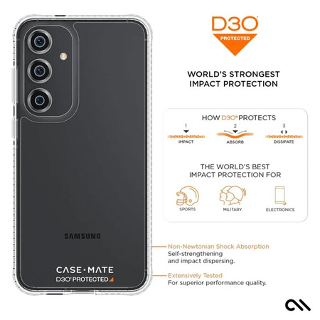 Case-Mate Ultra Tough Clear D3O - étui pour Samsung Galaxy S24+ (Transparent)