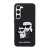 Karl Lagerfeld NFT Saffiano Karl & Choupette - Samsung Galaxy S23 Tasche (schwarz)