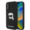 Karl Lagerfeld szilikon Karl Head Print MagSafe - iPhone 16 tok (fekete)
