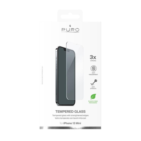 PURO Szkło ochronne hartowane na ekran iPhone 13 Mini