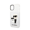 Karl Lagerfeld IML Glitter NFT Karl & Choupette - iPhone 11 Hülle (Transparent)