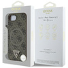 Guess 4G Ring Triangle Logo MagSafe - Tasche für iPhone 16e (braun)