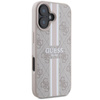 Guess 4G Printed Stripes MagSafe - iPhone 16 Case (pink)