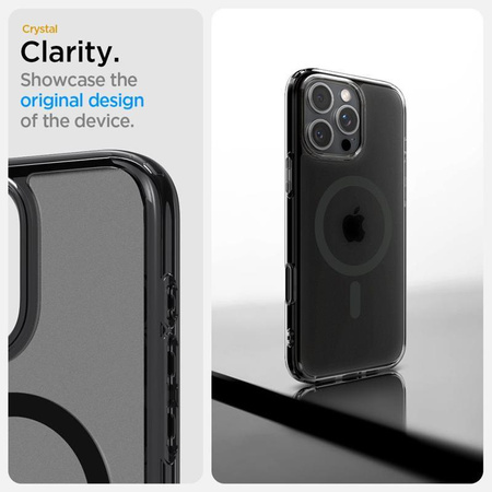 Spigen Ultra Hybrid T MagSafe - tok iPhone 16 Pro készülékhez (Frost Black)