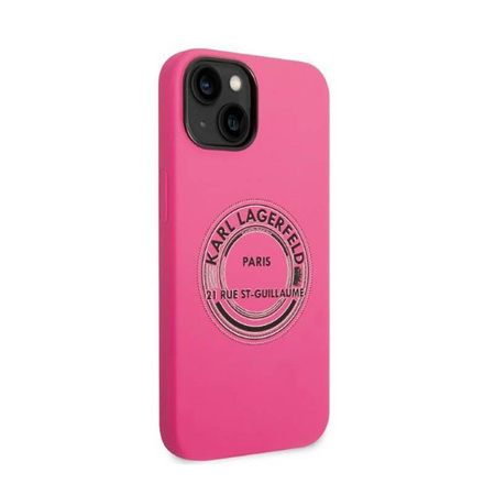 Karl Lagerfeld Silikon RSG - iPhone 14 Tasche (rosa)