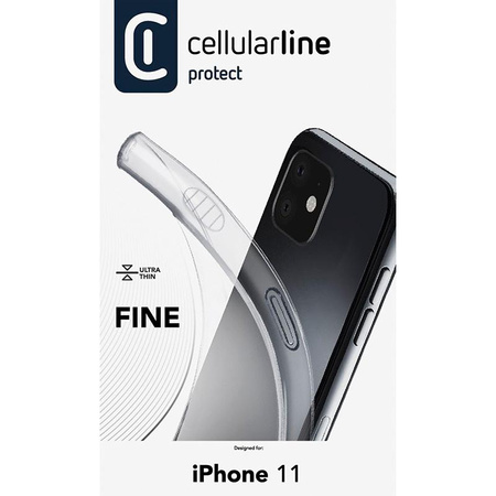 Cellularline Fine - iPhone 11 Case (Transparent)