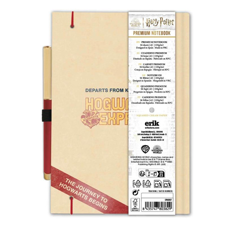 Harry Potter - Notebook / Notebook A5 with Pen Platform 9 3/4