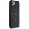Guess 4G Ring Classic Logo MagSafe - Tasche für iPhone 16e (schwarz)