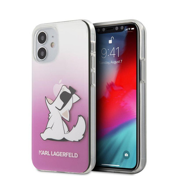 Karl Lagerfeld Choupette Fun-Sonnenbrille - iPhone 12 Mini Etui (rosa)