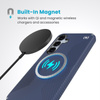Speck Presidio2 Grip Magnet - Samsung Galaxy S25+ / 24+ MagSafe Case (Coastal Blue/Dust Grey/White)