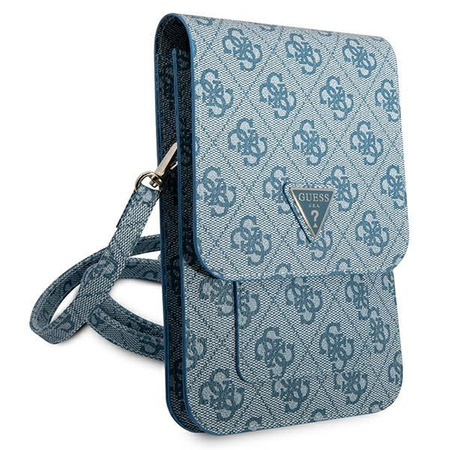 Guess Wallet 4G Triangle Logo Phone Bag - Sacoche pour smartphone et accessoires (bleu)