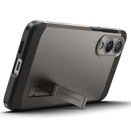 Spigen Tough Armor MagSafe - Case for Samsung Galaxy S25 Edge (Gunmetal)