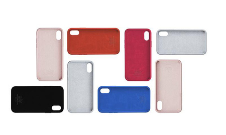 PURO ICON Cover - Etui iPhone Xs / X (czerwony)