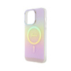 Guess IML Iridescent MagSafe - Coque iPhone 15 Pro Max (rose)