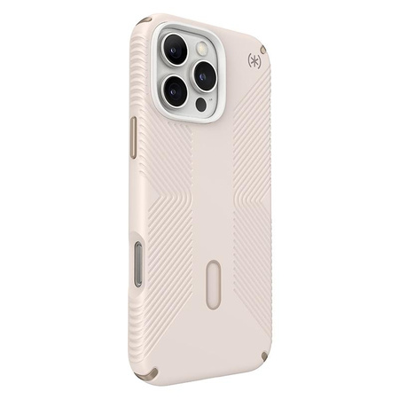 Speck Presidio2 Grip ClickLock & MagSafe - Case for iPhone 16 Pro Max (Bleached Bone / Heirloom Gold / Hazel Brown)