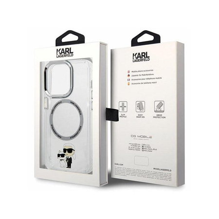 Karl Lagerfeld IML NFT Karl & Choupette MagSafe - Etui iPhone 13 Pro (przezroczysty)