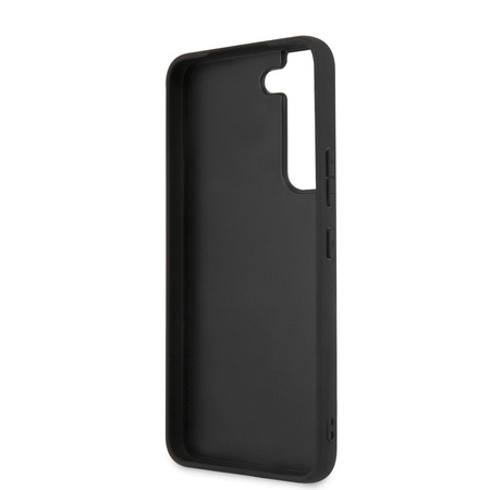 Karl Lagerfeld Saffiano Ikonik Patch - Etui Samsung Galaxy S22 (argent)