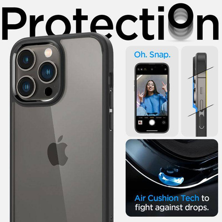 Spigen Ultra Hybrid iPhone 14 Pro Max czarny/matte black ACS04817
