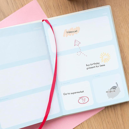 Pusheen - Calendar / Weekly Planner 2023/2024 (11.3 x 16.2 cm)