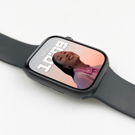 Mocolo 3D Glas Vollverklebung - 41 mm Apple Watch 7/8 Bildschirmschutzglas