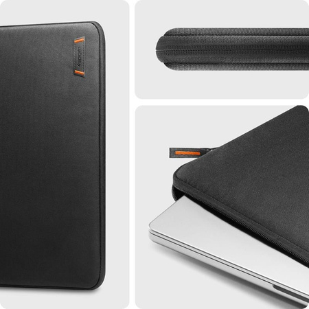 Spigen Basic Laptop Pouch - obal na 13" / 14" notebook (černý)