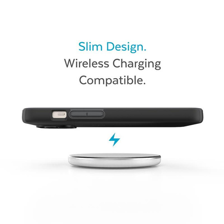 Speck CandyShell Pro - iPhone 14 Plus Case with MICROBAN Coating (Black / Slate Grey)