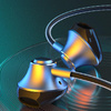 WEKOME YB08 Blackin sorozat - HiFi Lightning vezetékes fejhallgató (zöld)