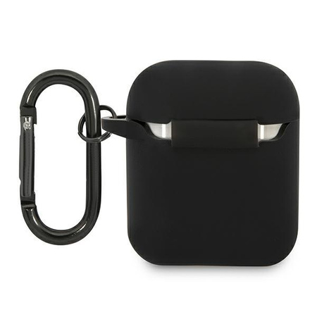 Étui en silicone AMG Big Logo - AirPods (noir)
