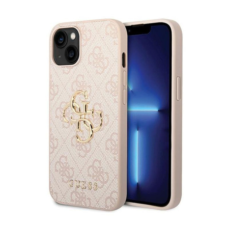 Guess 4G Big Metal Logo - iPhone 15 Plus tok (rózsaszín)