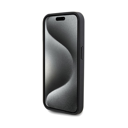 US Polo Assn Yoke Pattern  - Case iPhone 15 Pro (black)