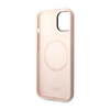 Karl Lagerfeld Flüssigsilikon Karl & Choupette MagSafe - iPhone 14 Hülle (rosa)